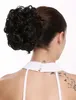 WIG ME UP Dutt Locken Volumen Zopf kurz Dunkelbraun Q0147-3 Produktbild-Vorschau 3