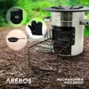 AREBOS Raketenofen mit Grillpfanne | Gusseisen, Dutch Oven, Produktbild-Vorschau 6