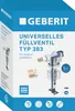 Geberit Typ 383 Füllventil (geeignet für AP-Spülkästen, Anteprima dell’immagine prodotto 6