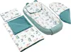 Jukki - Babynest Set 5-teilig XXL 120x65 cm mit Matratze, Produktbild-Vorschau 2