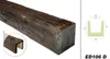 DECO WOOD Deckenbalken modern aus Polyurethane, 2m Länge, Produktbild-Vorschau 1