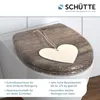 SCHÜTTE WC Sitz WOOD HEART, Duroplast Toilettendeckel mit Produktbild-Vorschau 5