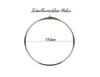 A metal ring with a quick-release clasp and a measurement indicator. Produktbild-Vorschau