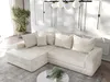 Ecksofa Couchgarnitur Sofa OSKAR in Stoff Tilia Creme Produktbild-Vorschau 1