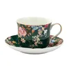 Tasse Becher Porzellan Kaffeetasse Teetasse mit Untertasse Produktbild-Vorschau 2