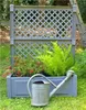 KHW Pflanzkasten mit Spalier Blumenkasten Kübel grau L 100 Produktbild-Vorschau 11