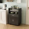 A kitchen cart with various kitchenware items displayed on it, placed in a kitchen setting. Náhled obrázku produktu