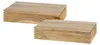 FURNLUX Plateau de table de chevet en acacia 40 cm (2 Voir les images du produit 1