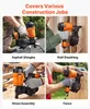 VEVOR Druckluft-Coilnagler CN45C, 15° Druckluftnagler für Produktbild-Vorschau 6