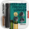 Airtender Wine Vacuum Blister Pack (schwarz, 3 Nanostopper, Produktbild-Vorschau 1