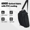 vidaXL Torba rowerowa czarna 38 x 21 x 16 cm poliester Podgląd zdjęcia produktu 7