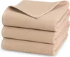 3er Set Duschtücher Waffelpique, 70x140 cm, 100% Baumwolle, Produktbild-Vorschau 1