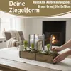 LS-LebenStil Holz Ziegelform Unika 57x15cm Braun ECHTE ALTE Produktbild-Vorschau 3