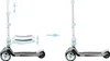 Hulajnoga 3in1 trójkołowa balansowa HyperMotion - błękitna Podgląd zdjęcia produktu 4