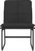 vidaXL Loungesessel Schwarz 54x75x76 cm Kunstleder Produktbild-Vorschau 3