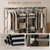 HOMCOM Stoffschrank Kleiderschrank mit Kleiderstange, 10 Produktbild-Vorschau 7