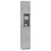vidaXL Badezimmerschrank Betongrau 32x25,5x190 cm Produktbild-Vorschau 4