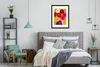 MuchoWow® Gerahmtes Poster Malerei von Blumen in einer Vase Produktbild-Vorschau 7