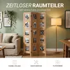 Homestyle4u Foto Paravent Raumteiler 3 teilig Fotowand Holz Produktbild-Vorschau 4