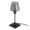 Tischlampe - schwarz - Ancilla - glas metall - Ø 14cm - E14 Produktbild-Vorschau 10