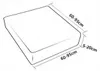 Sofa Sitzkissenbezug - Hellgrau - 60-95cm - Stretch Husse - Produktbild-Vorschau 4