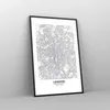 Gerahmtes Poster - Schwarzer Rahmen - Stadt Karte London - Produktbild-Vorschau 8