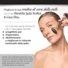 Set da massaggio Biostile: pietra Gua Sha e rullo di giada Anteprima dell’immagine prodotto 2