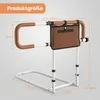 Lit d'aide au lever COSTWAY, pliable à 180°, barrières de Voir les images du produit 3
