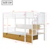 Lit superposé en métal Flieks 90 x 200 cm avec rangement, Voir les images du produit 4