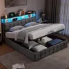 INONEFT Boxspringbett 160x200 cm, Polsterbett mit Produktbild-Vorschau 1