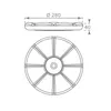 TRIBECCO Houpačka Flower Houpací kolo Houpací disk Hřiště Náhled obrázku produktu 5
