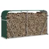 vidaXL Prístrešok na palivové drevo Zelený 180x45x100 cm Náhľad obrázku produktu 3