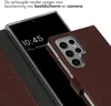 Selencia Genuine Leather Bookcase dla Samsung Galaxy S24 Podgląd zdjęcia produktu 4
