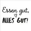 Servietten Papier 33x33cm 3-lagig mit Schriftzug Essen 20 Produktbild-Vorschau 1