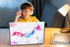 MuchoWow® Laptop Aufkleber Sticker Cover Weltkarte - Farben Produktbild-Vorschau 3