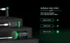 A product image showcasing rechargeable batteries and their charging capabilities via USB-C, with accompanying text highlighting features and benefits. Produktbild-Vorschau