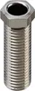 A close-up, studio shot of a metal threaded fitting. Produktbild-Vorschau