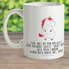 Mr. & Mrs. Panda Haferl Einhorn Wut - Weiß - Geschenk, Produktbild-Vorschau 2