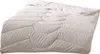 A white duvet or comforter is laid out on a white background. Produktbild-Vorschau