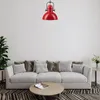 Pendelleuchte Hängelampe Vintage Ø40 cm E27 Rot Metall Produktbild-Vorschau 5