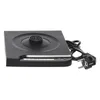 A black electric kettle base with a power cord and plug is shown against a white background. Podgląd zdjęcia produktu