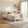 Homestyle4u Holzbett 140x200 Weiß Doppelbett Lattenrost Produktbild-Vorschau 5