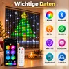 Smart LED Vorhang Lichterkette 3x3m 400 LEDs Lichtervorhang Produktbild-Vorschau 9