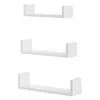 SONGMICS Étagère murale Lot de 3 étagères blanches en forme Voir les images du produit 8