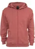 Urban Classics Melange Zip Hoody, Farbe:ruby, Größe:L Produktbild-Vorschau 5