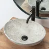 Rea Aufsatzwaschbecken Sofia Light Stone Oval Grey Produktbild-Vorschau 4