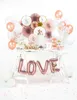 Folienballon Love 140x35cm roségold Produktbild-Vorschau 4