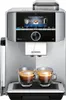 A Siemens coffee machine with two cups of espresso. Produktbild-Vorschau
