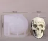 stampo in silicone 3D con teschio, rosa, fiore, fantasma Anteprima dell’immagine prodotto 2