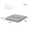 Sitzkissen-Set „Bella“ – 4er Pack – 50×43 cm  wendbar, Produktbild-Vorschau 7